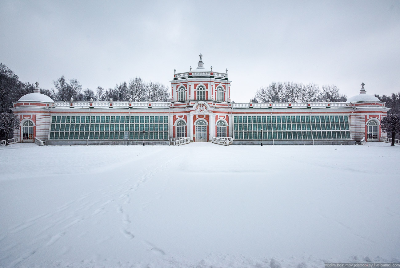 Усадьба Кусково зимой, 2018 год