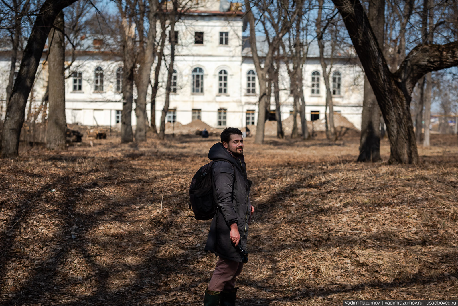 Пролески в усадьбе Репец, Задонский район, Липецкая область