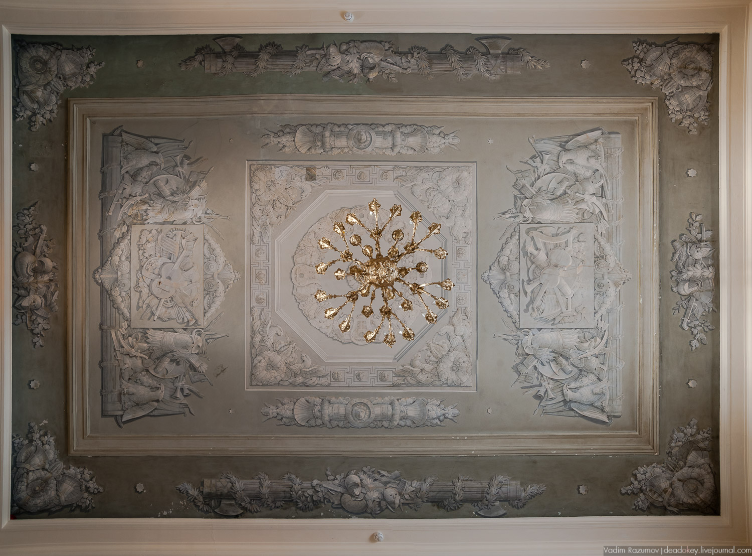 усадьба Братцево, Москва, интерьеры главного дома