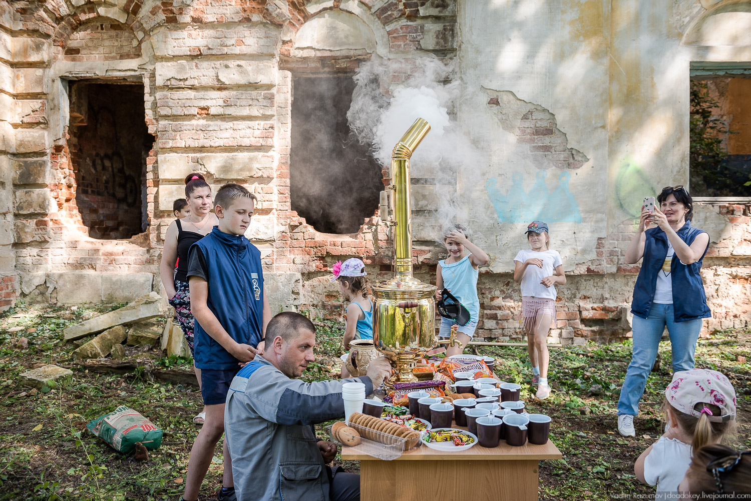 усадьба Сергиевское-на-Упе, Усадебные волонтеры 24 августа 2019 года