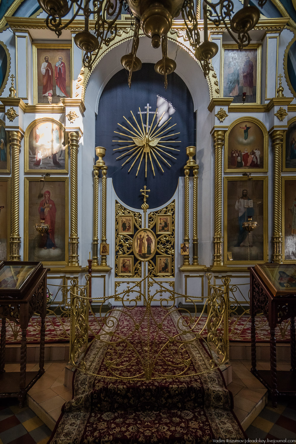 Казанский храм в Богородицке, интерьеры