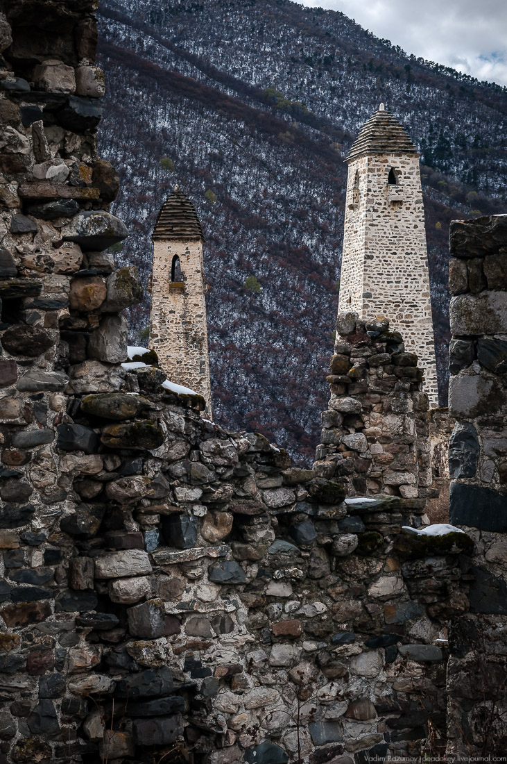 Башенный комплекс ЭРЗИ, Ингушетия, Джейрахское ущелье.