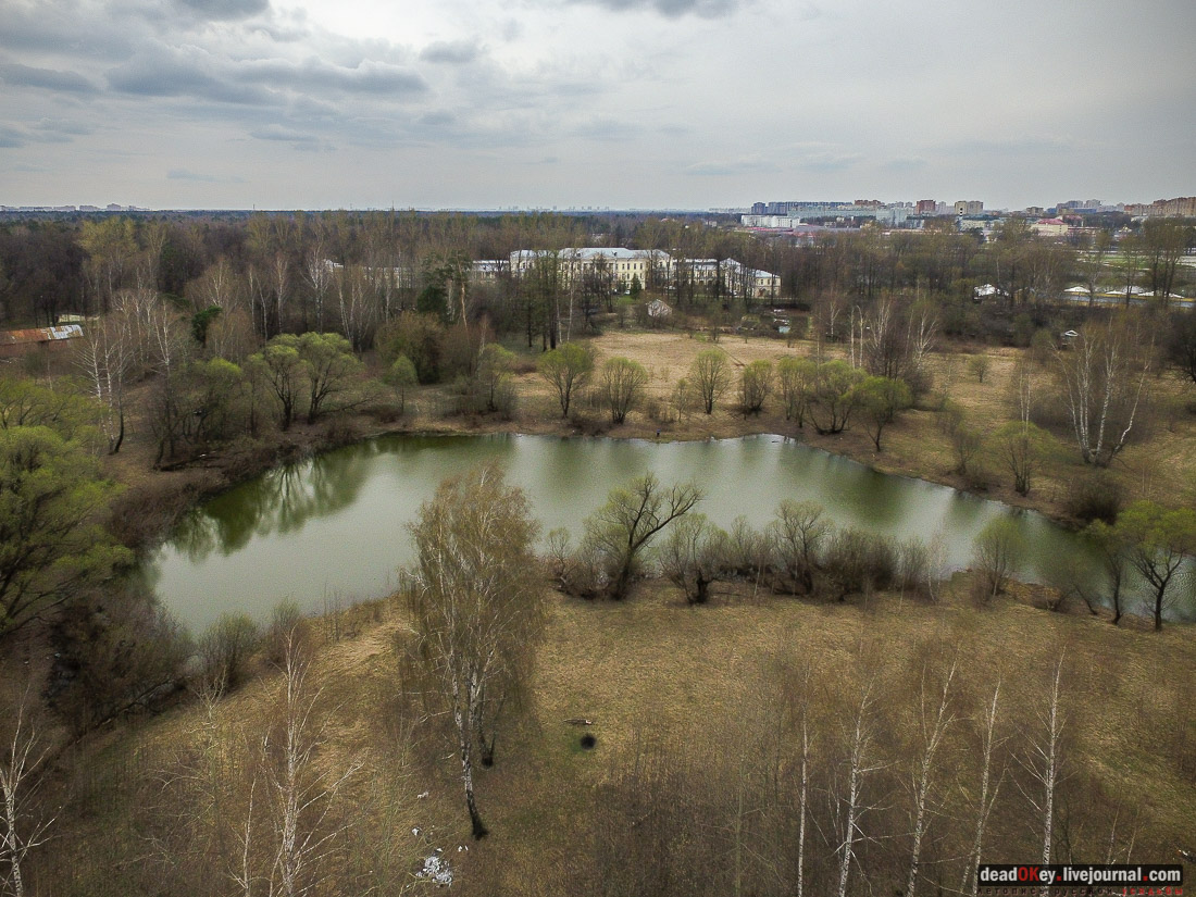усадьба Горенки, вид с квадракоптера
