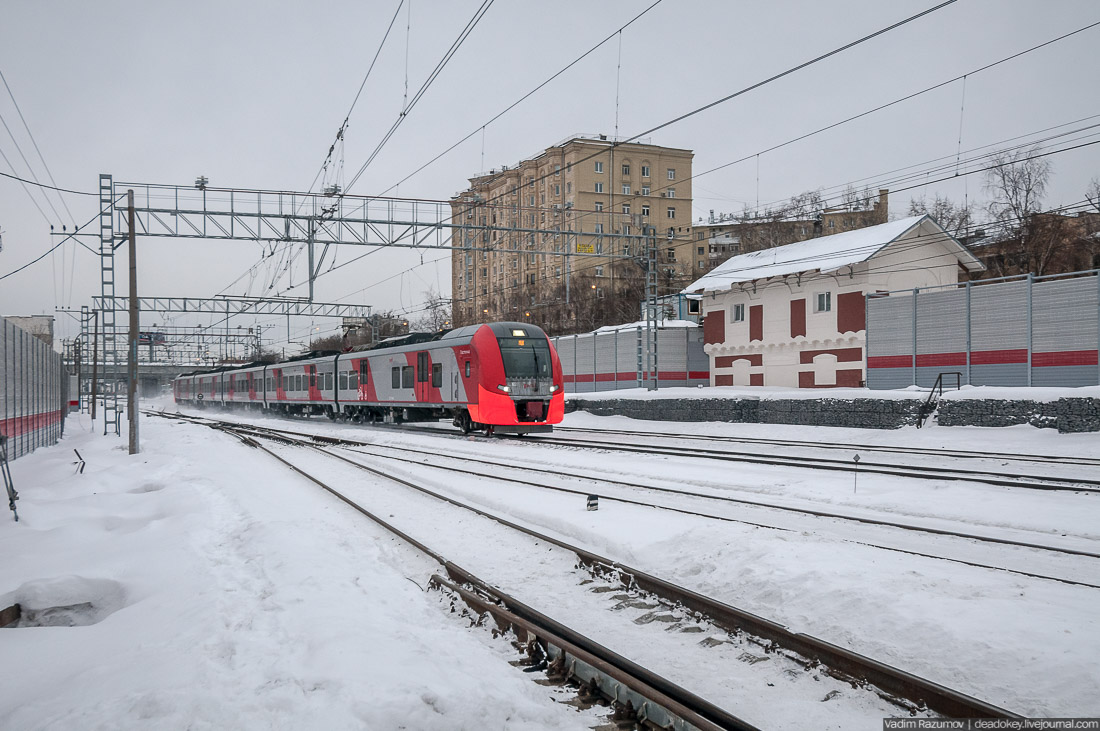 МКЖД. Станция Серебряный бор.