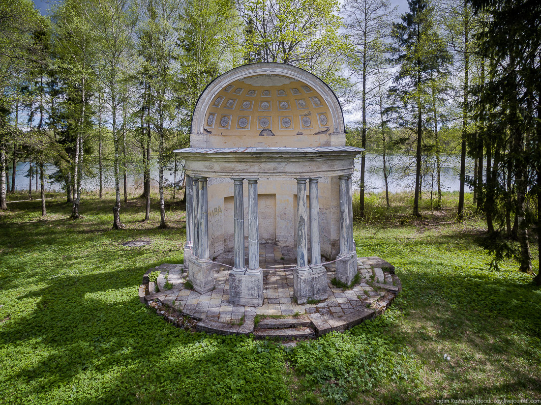 Гатчинский дворец, Гатчина, с дрона и квадрокоптера