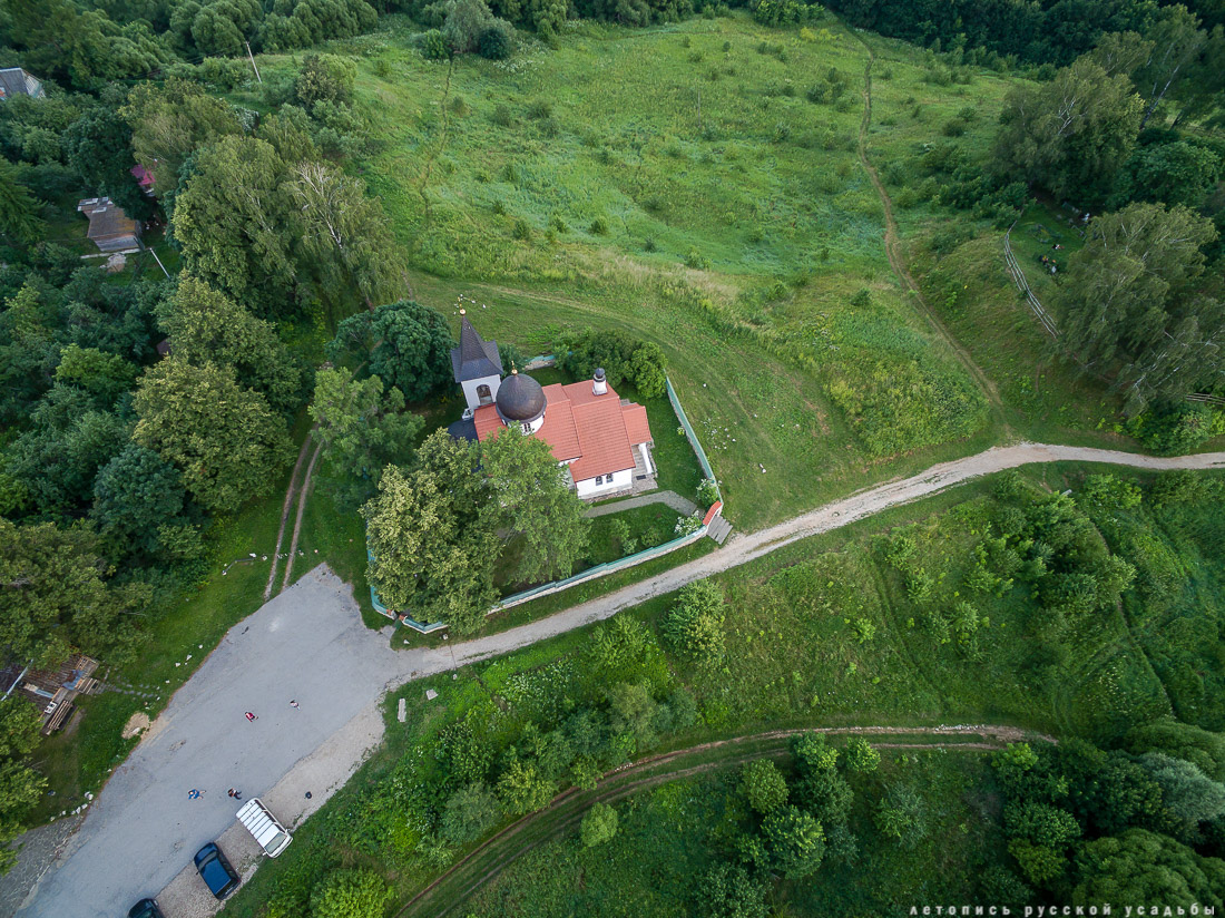 усадьба Поленово с дрона и квадрокоптера, аэрофотосъемка