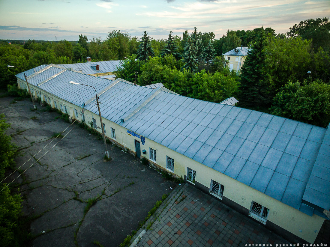 усадьба Глинки Якова Брюса с квадрокоптера, Московская область, Щелковский район