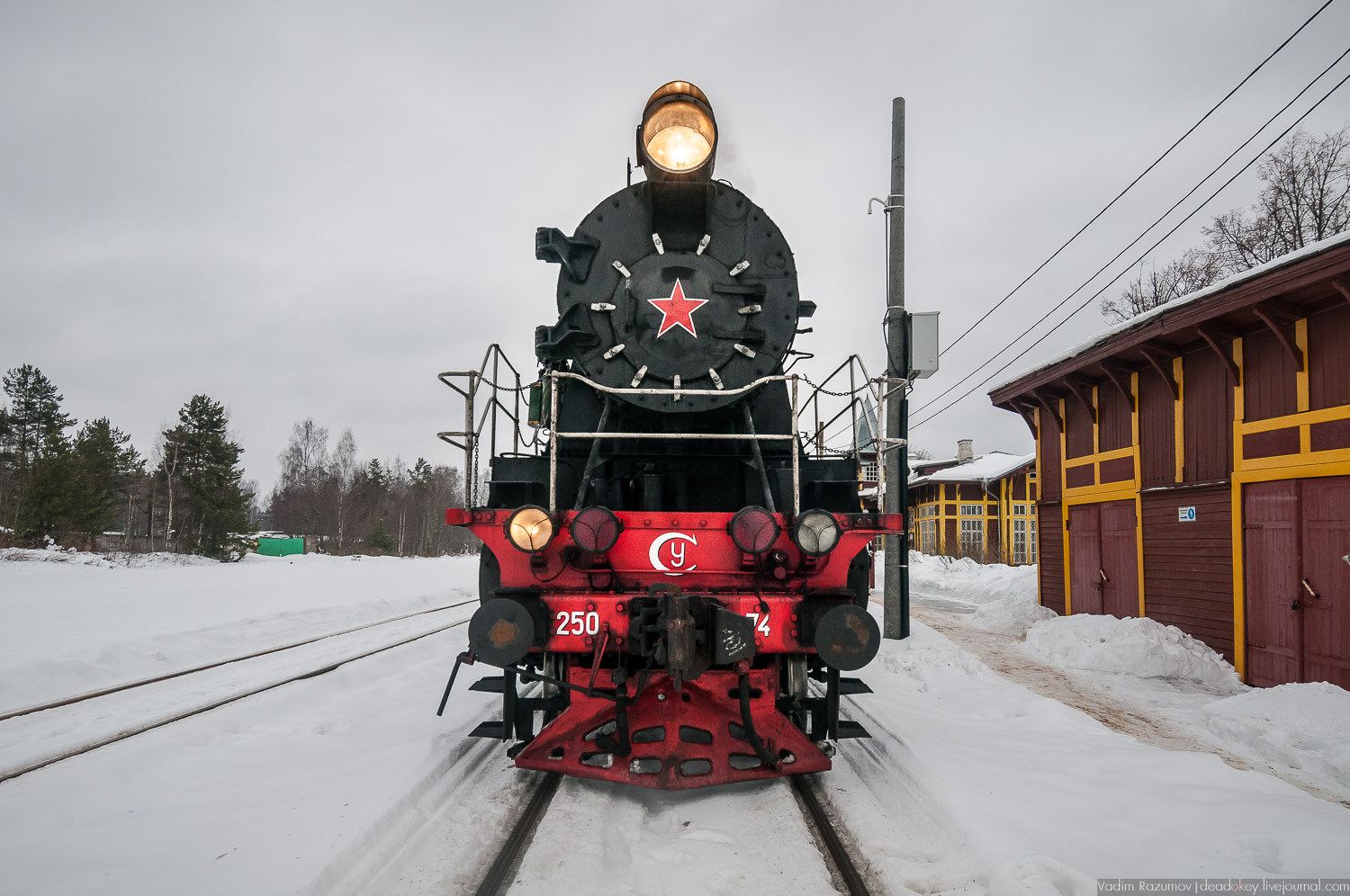 Паровоз Бологое - Осташков