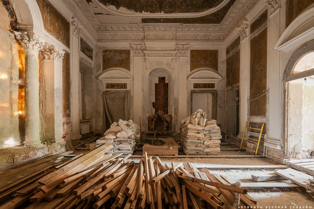 усадьба Никольское-Урюпино, интерьеры Белого домика