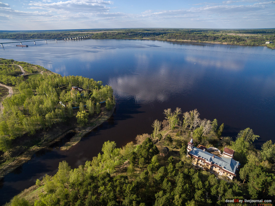 усадьба Студеные Ключи с квадрокоптера