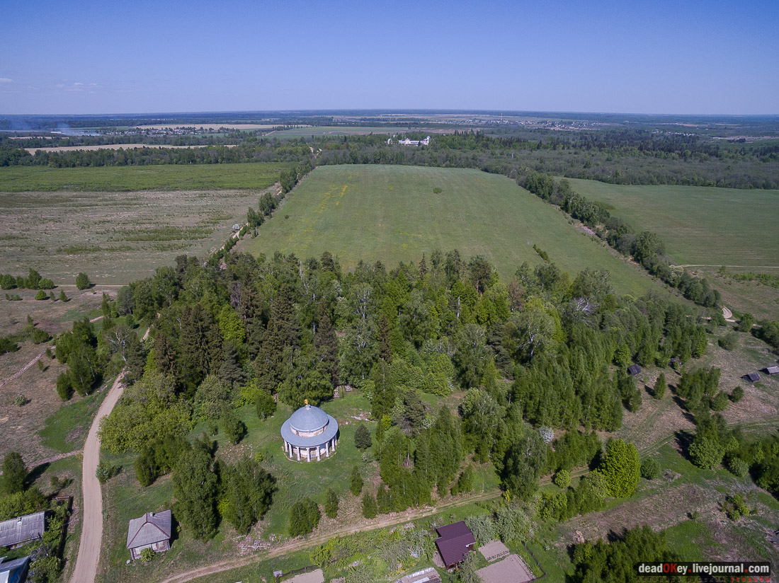 усадьба Знаменское-Раек с квадрокоптера