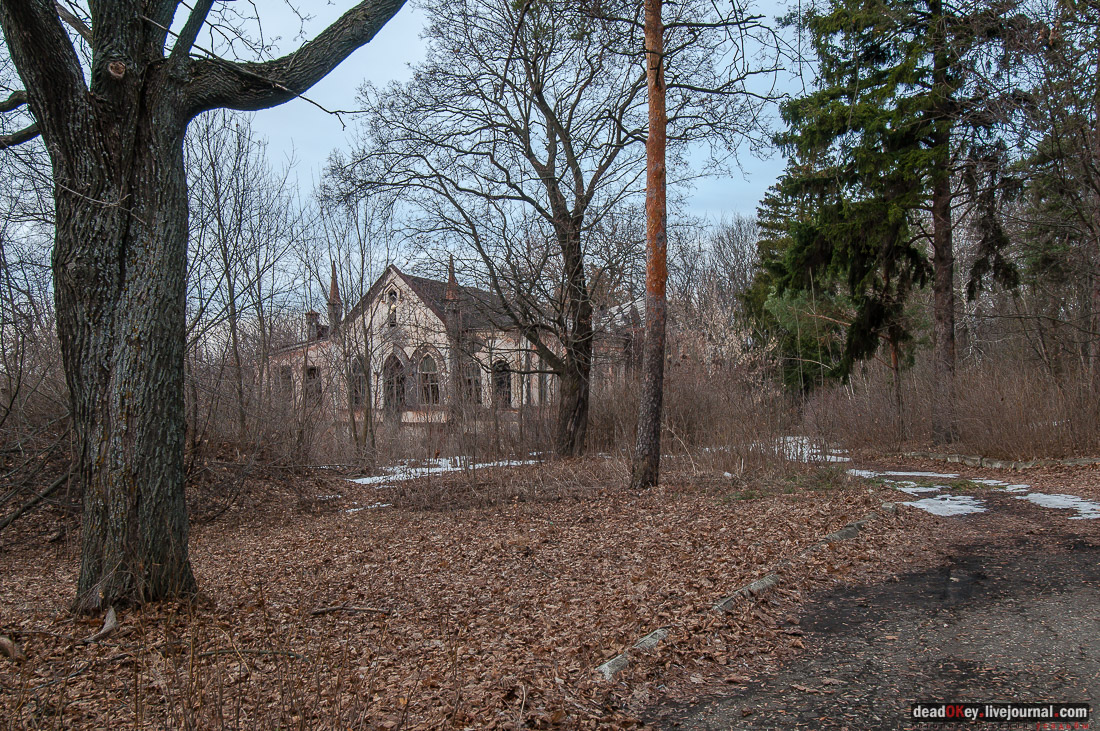 усадьба Шаталовка, Липецкая область, план усадьбы и аксонометрия