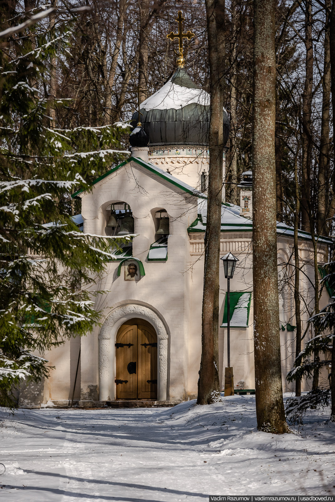 усадьба Абрамцево, 2020 год, зима, последний снег