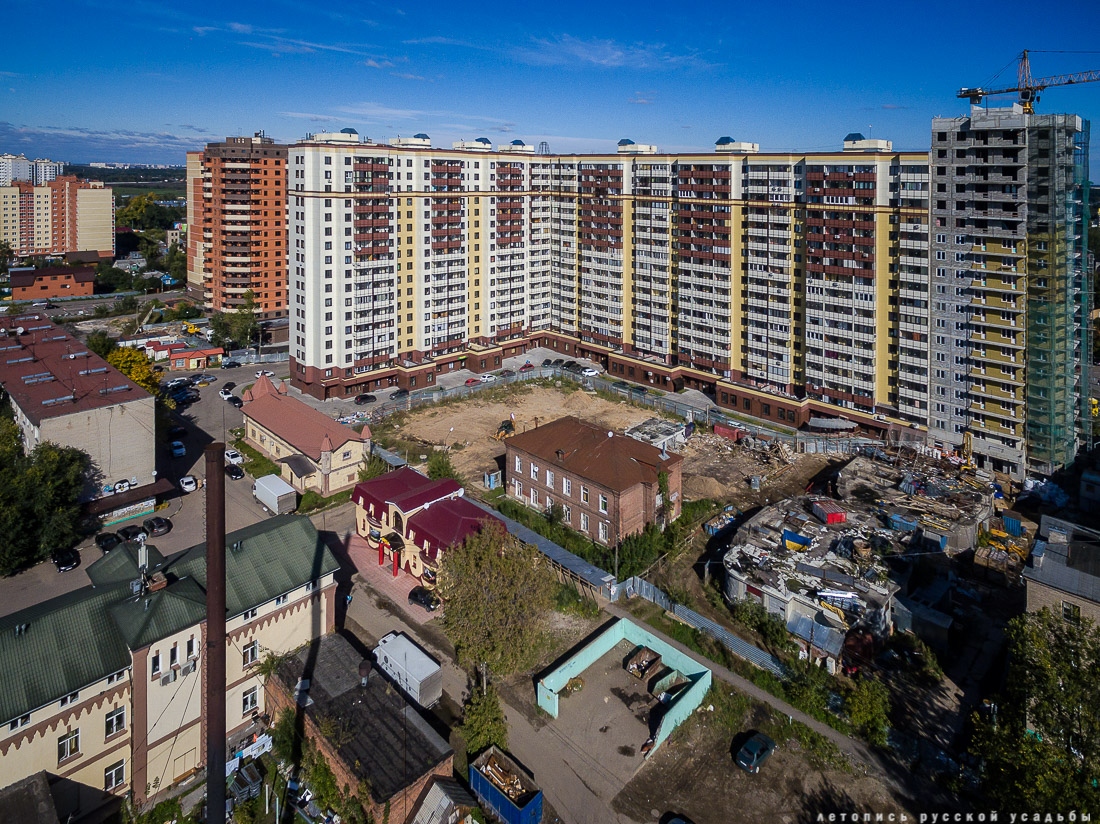 Поселок Октябрьский, фабрика Шорыгина с квадрокоптера