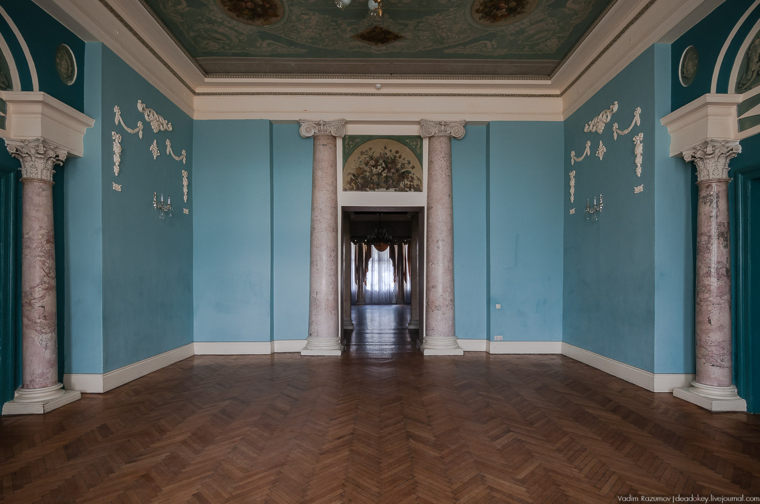 усадьба Братцево, Москва, интерьеры главного дома