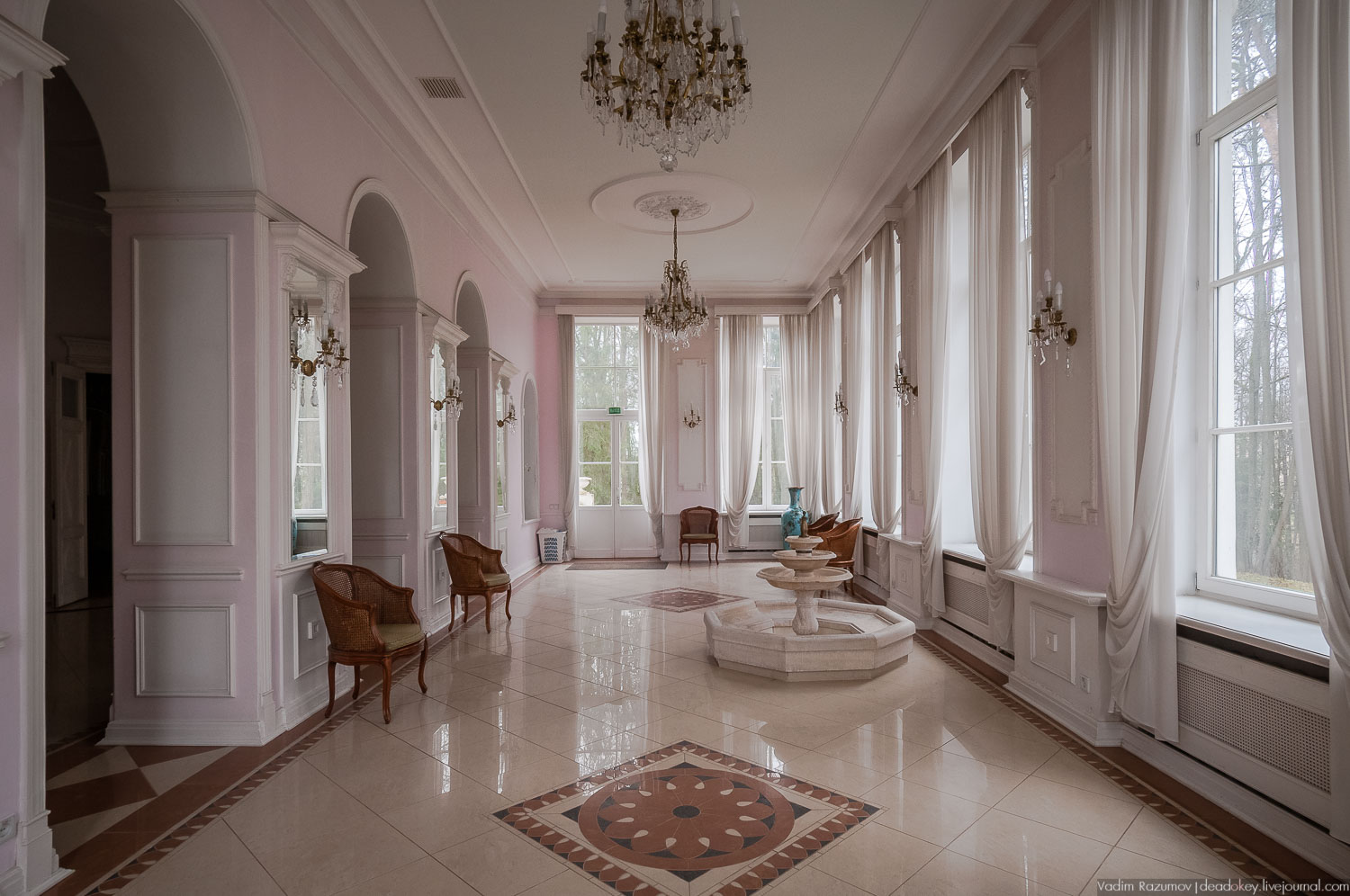 усадьба Введенское, интерьеры главного дома, Фото Вадим Разумов, Летопись Русской усадьбы
