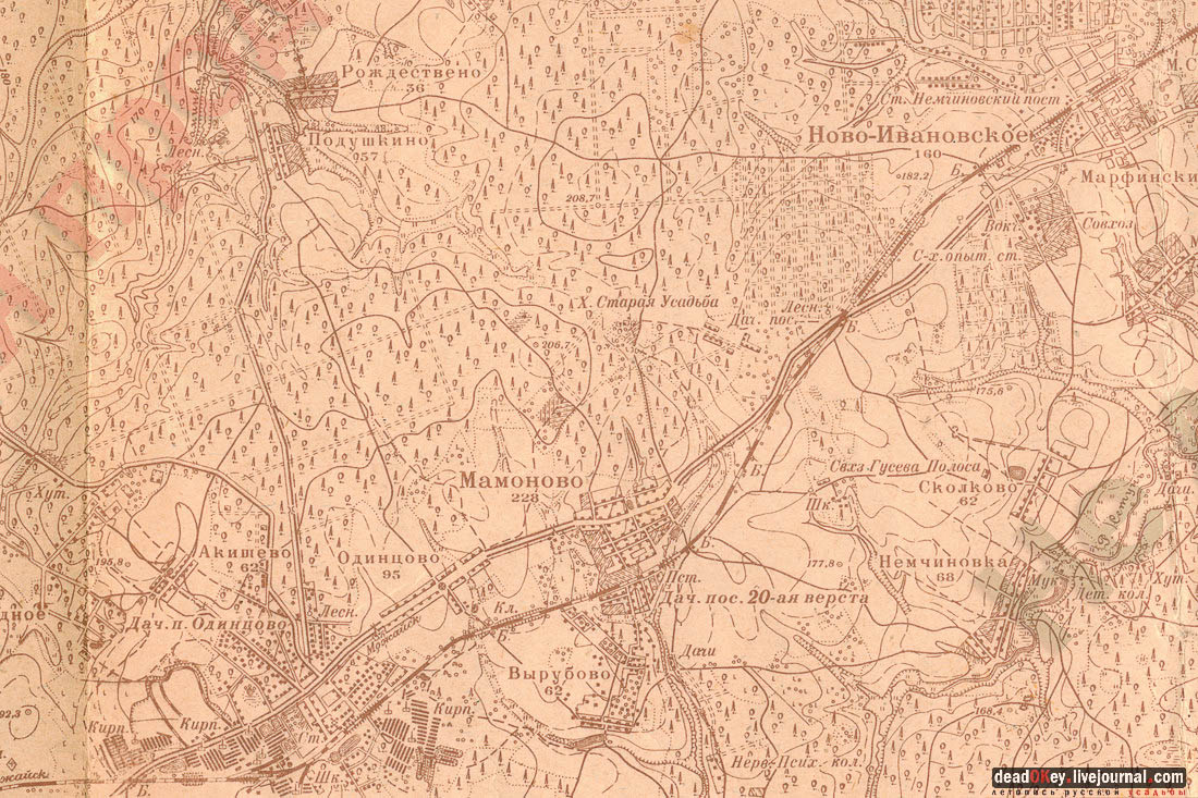 усадьба Мамоново, Сколково, Гусева полоса