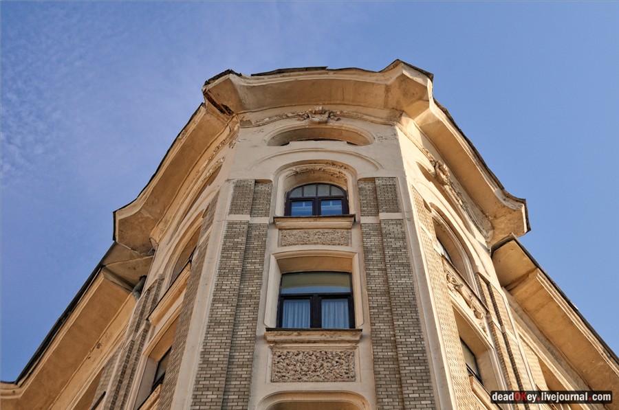 Доходный дом П.А. Скопника, 1906-1907, архитектор Г.А. Гельрих,Садовая-Кудринская ул., 24