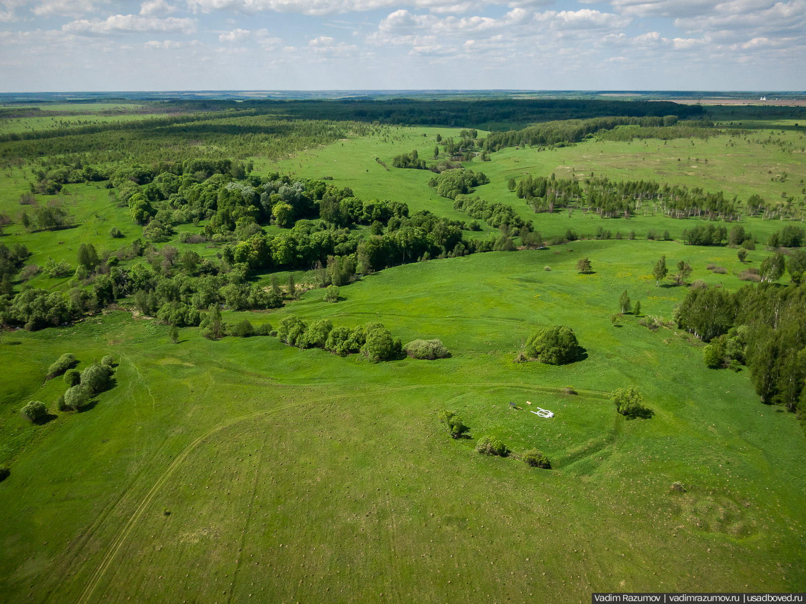 Старое Глазово, могила Василия Баженова, 2021 год