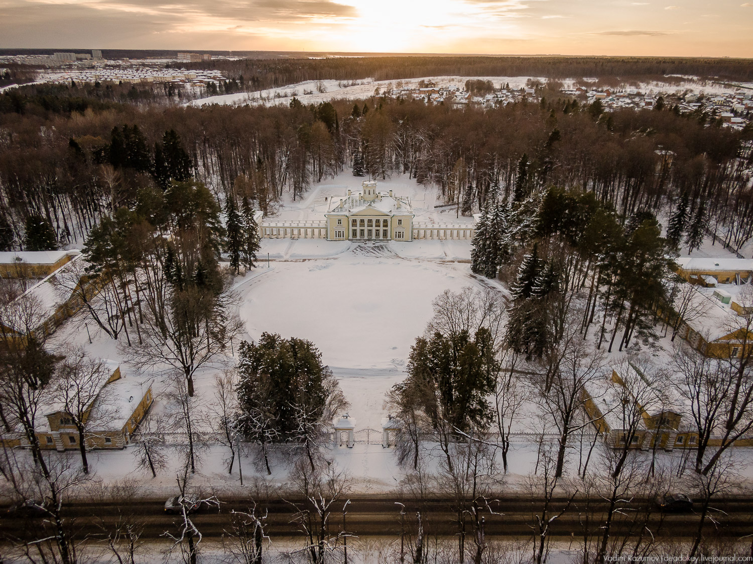 усадьба Валуево с дрона