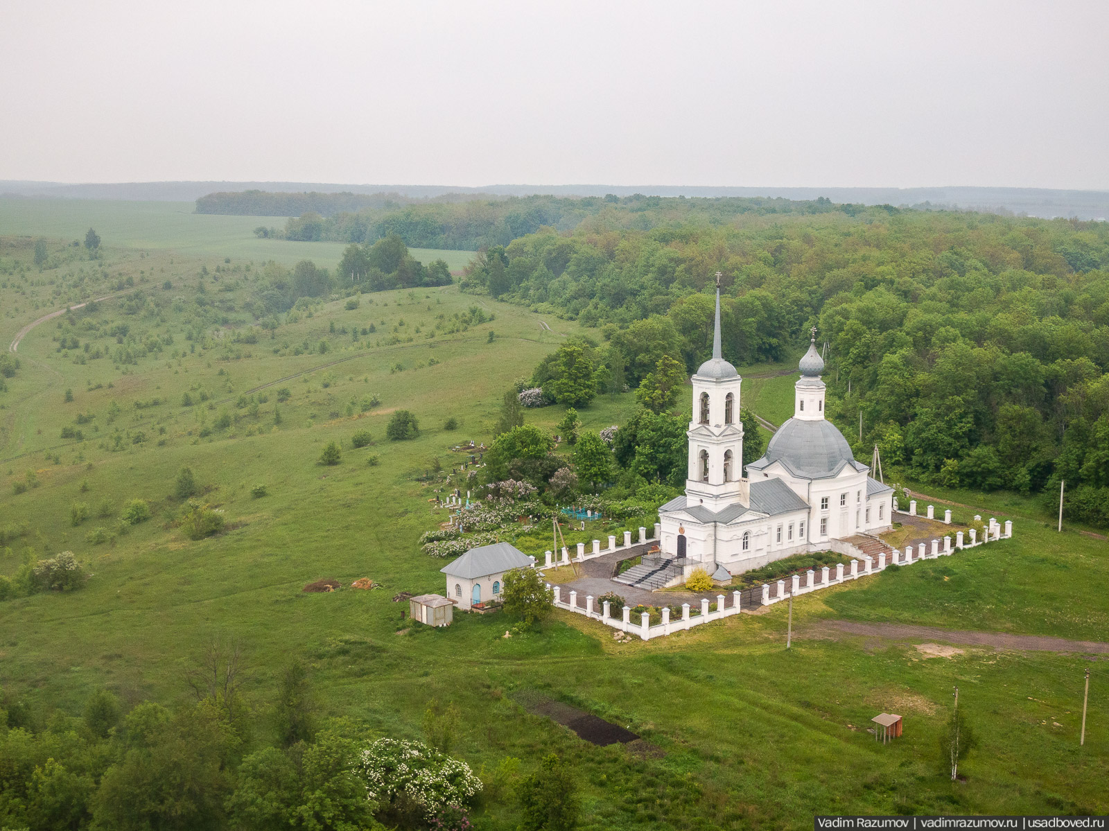 Архангельские Борки, Липецкая область, Липецкий район. Церковь Дмитрия Солунского