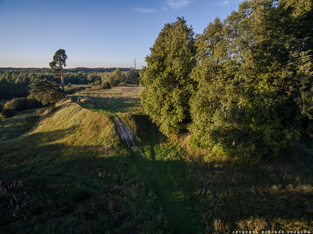Могутовское городище, Шерна-городок, Могутово, фото с квадрокоптера