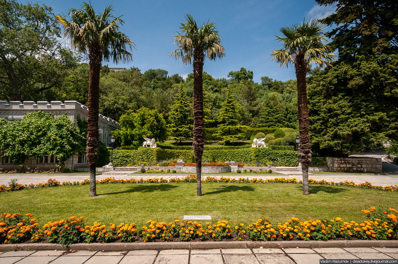 Юсуповский дворец, Крым, львы