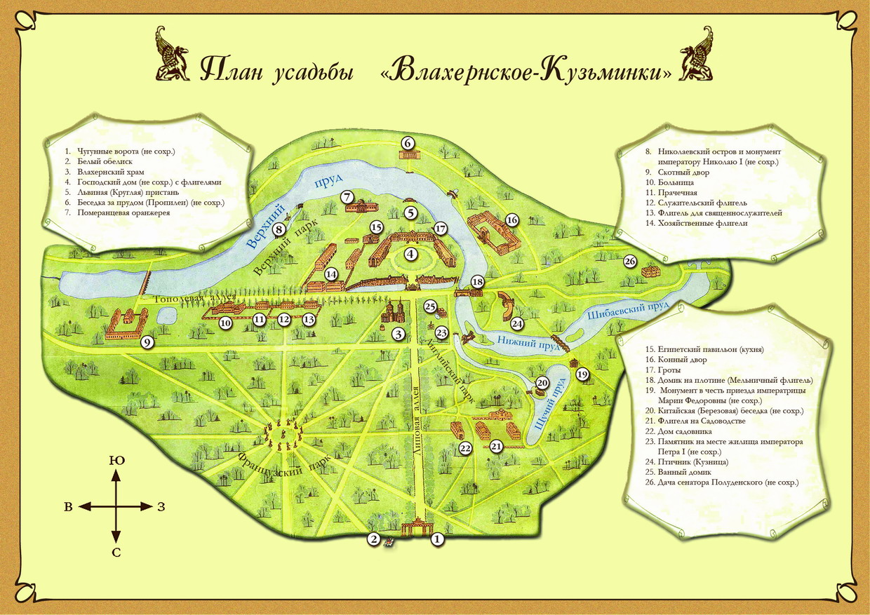 усадьба Кузьминки с квадрокоптера