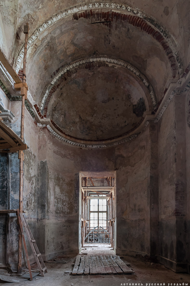 Интерьеры Борисоглебского собора в Торжке, Тверская область, арх. Н.А. Львов, Екатерина II, Борисоглебский монастырь