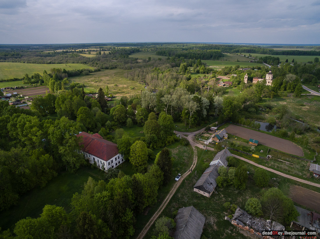 усадьба Млевичи с квадрокоптера