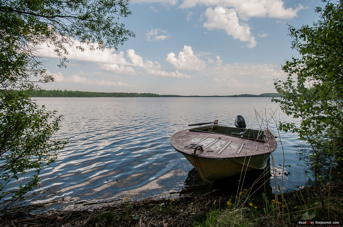 заброшенная деревня Сяпчозеро, Карелия, Кондопожский район