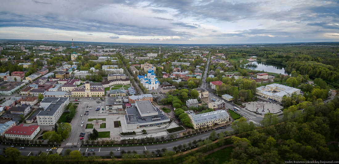Гатчинский дворец, Гатчина, с дрона и квадрокоптера