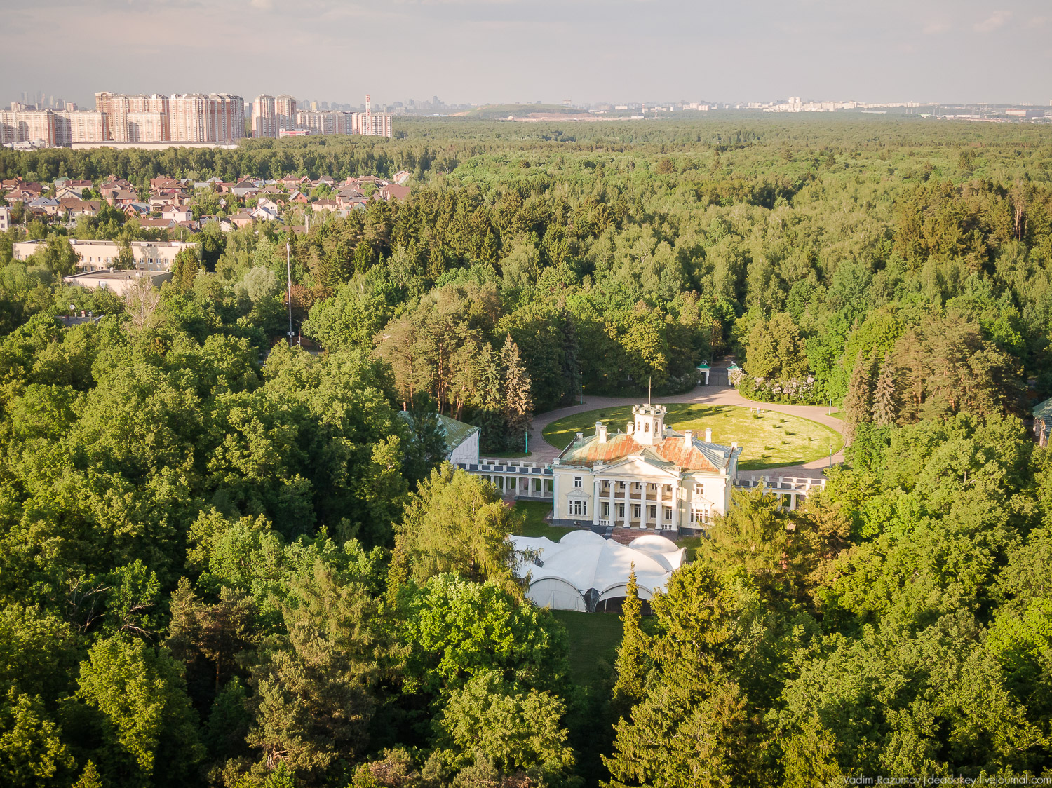 усадьба Валуево с дрона