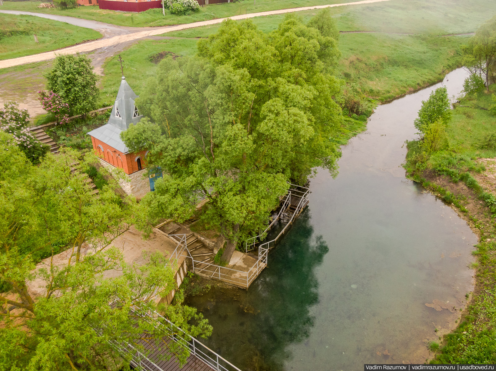 Архангельские Борки, Липецкая область, Липецкий район. Церковь Дмитрия Солунского
