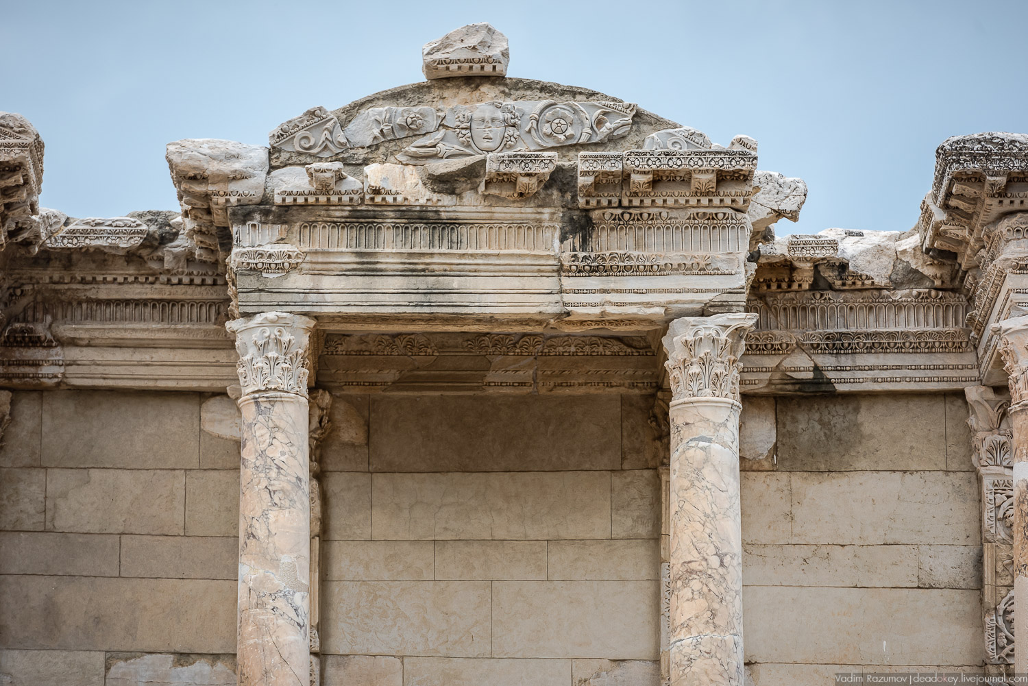 Эфес, библиотека, античные руины, Турция