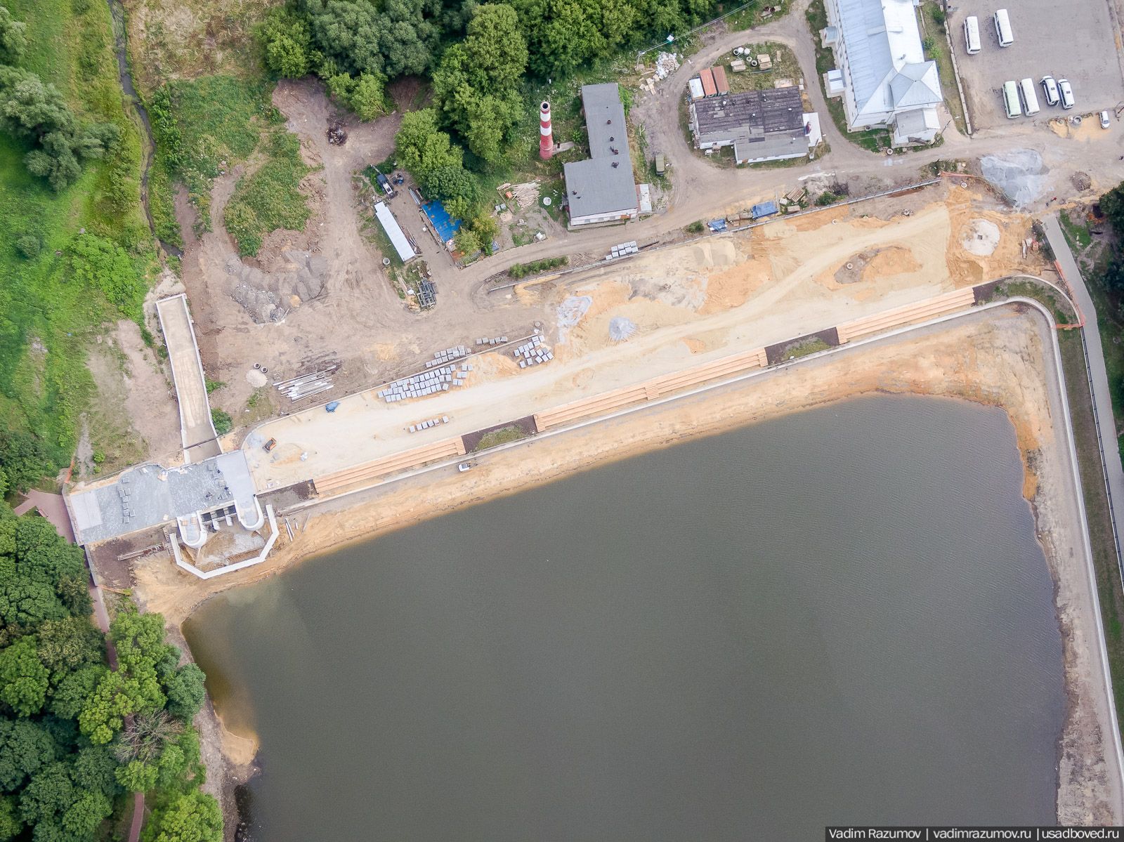 Богородицк, открытие плотины, приезд губернатора, Тульская область, дворец, пруды