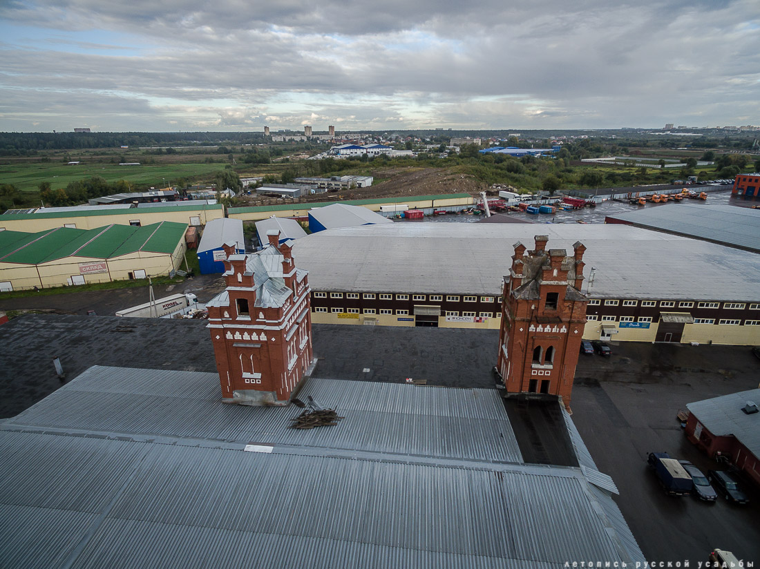 Поселок Октябрьский, фабрика Шорыгина с квадрокоптера