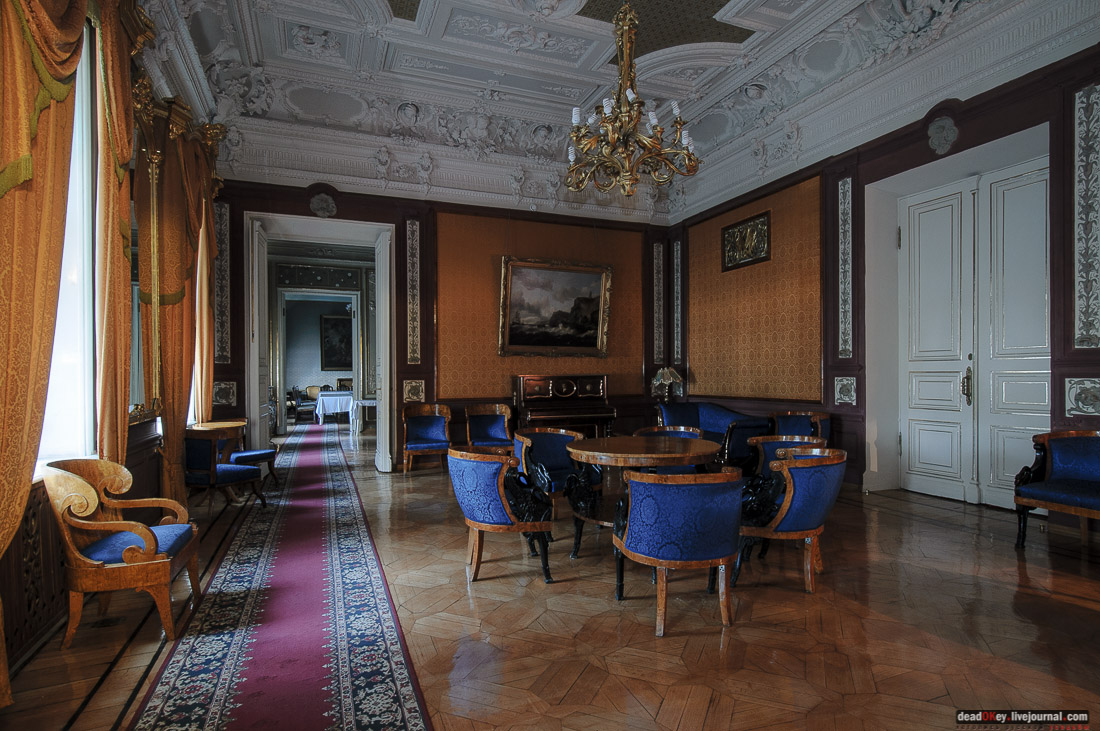 усадьба Коншиных, ул. Пречистенка д.16/2. Дом ученых. Интерьеры усадьбы.