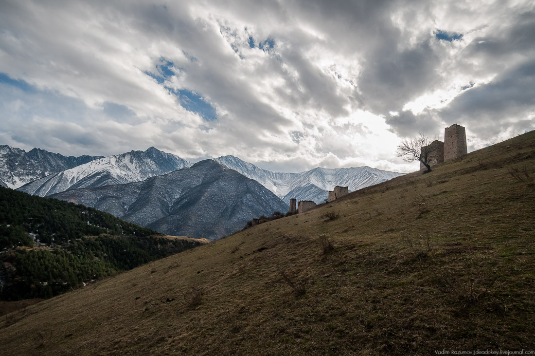 Башенный комплекс Фалхан, Ингушетия, Джейрахское ущелье.