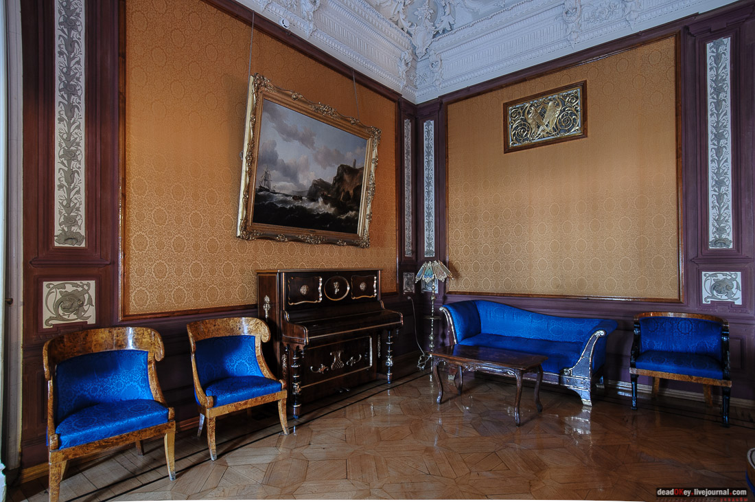 усадьба Коншиных, ул. Пречистенка д.16/2. Дом ученых. Интерьеры усадьбы.