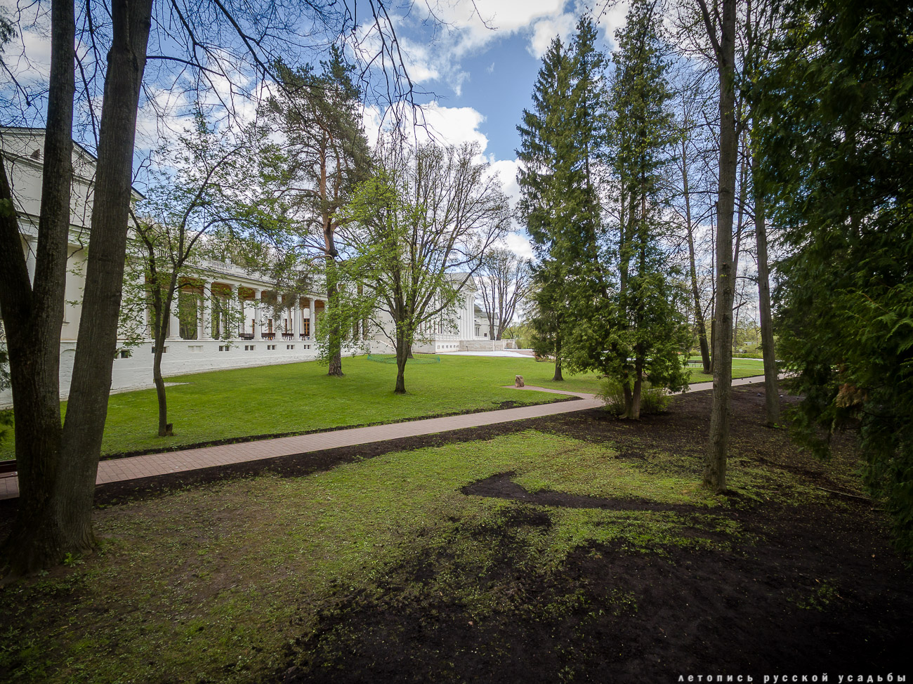 усадьба Остафьево с квадрокоптера, с дрона, аэросъемка