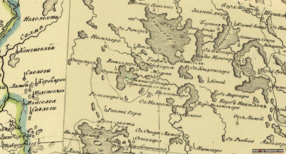 заброшенная деревня Сяпчозеро, Карелия, Кондопожский район