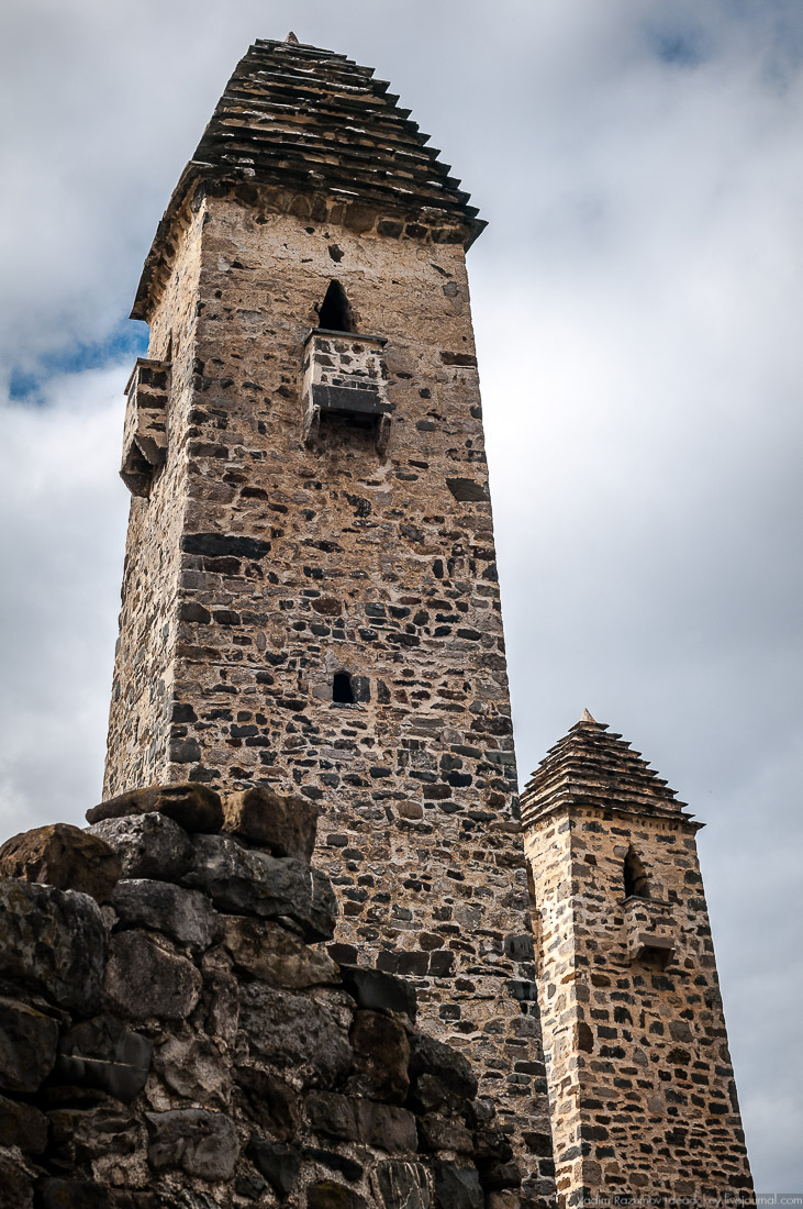 Башенный комплекс ЭРЗИ, Ингушетия, Джейрахское ущелье.