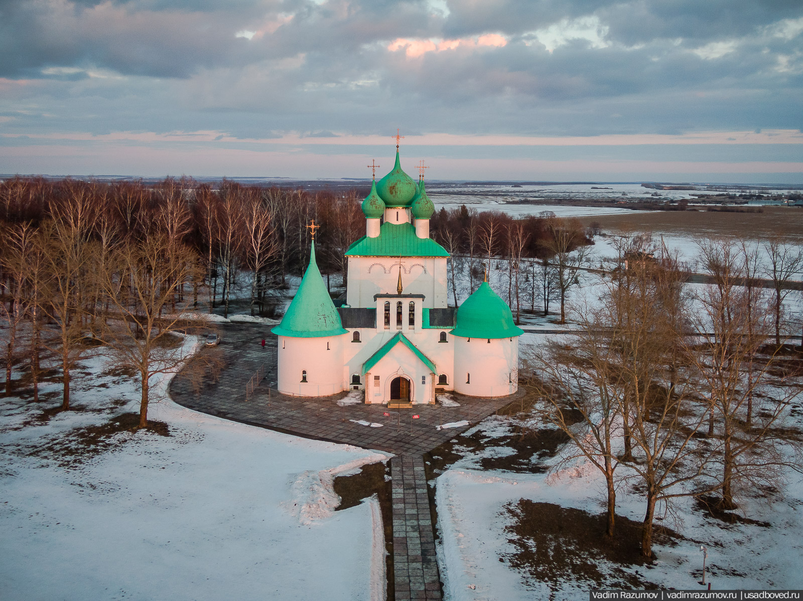 Куликово Поле, Красный холм, церковь Сергия Радонежского, архитектор Щусев