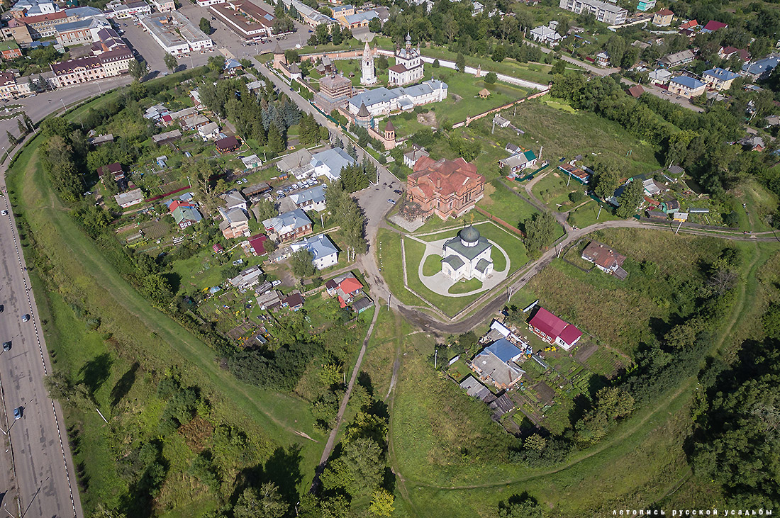 Город Юрьев-Польский с квадрокоптера