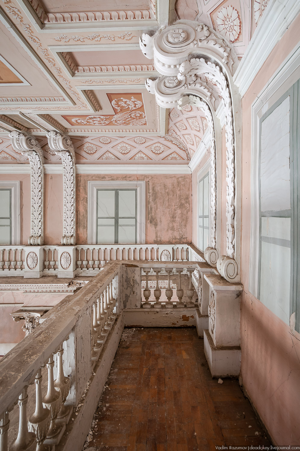 Усадьба Знаменское-Садки, интерьеры главного дома, Москва