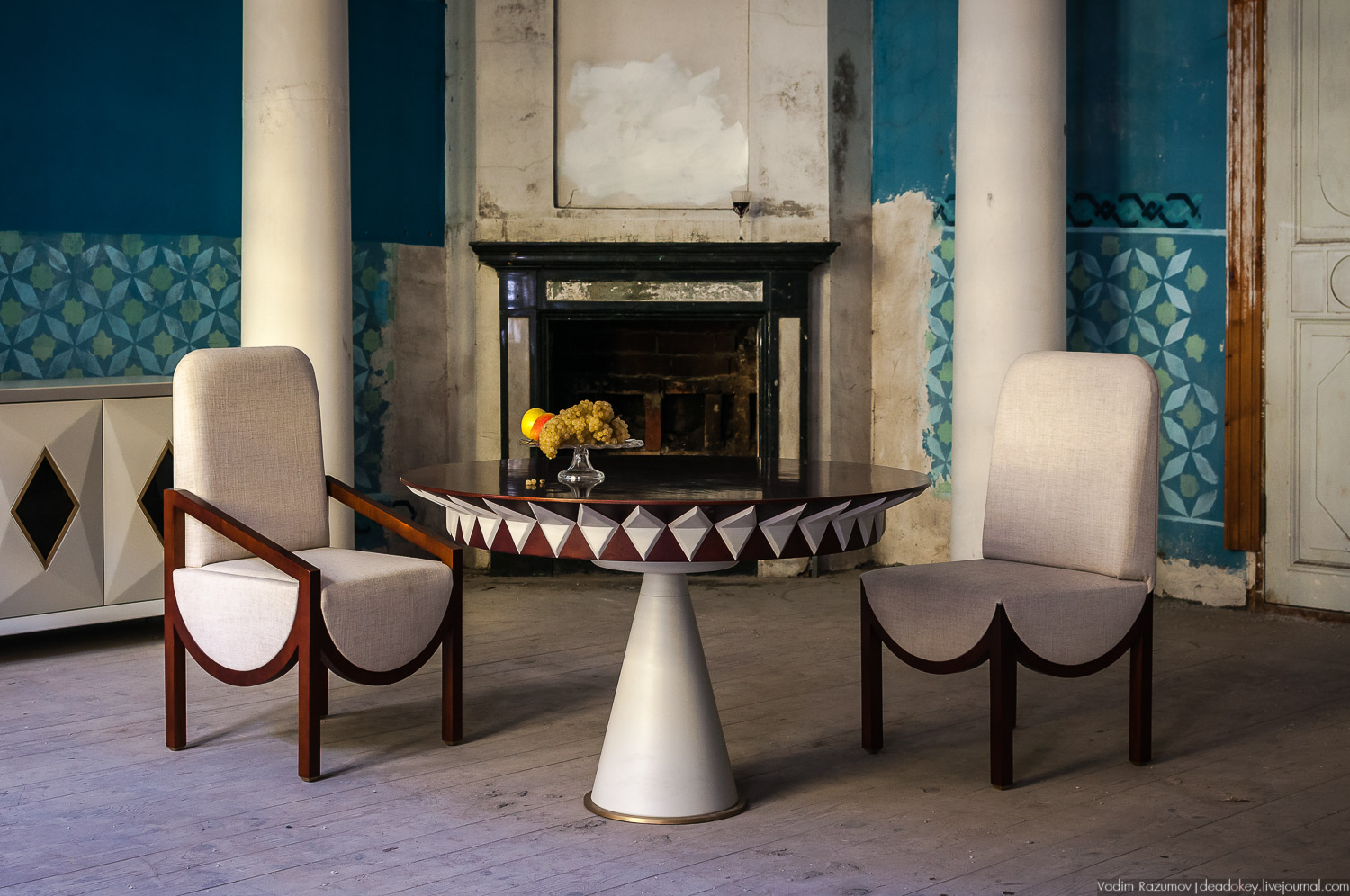 усадьба Покровское-Стрешнево, съемка для журнала Elle Decor, Вадим Разумов