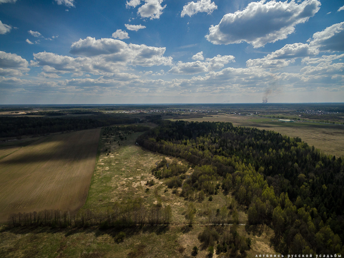 усадьба Стояново В.И. Баженова с квадрокоптера