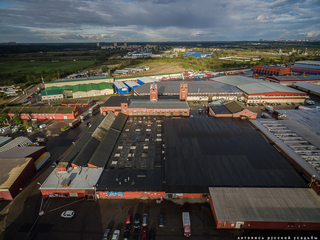 Поселок Октябрьский, фабрика Шорыгина с квадрокоптера