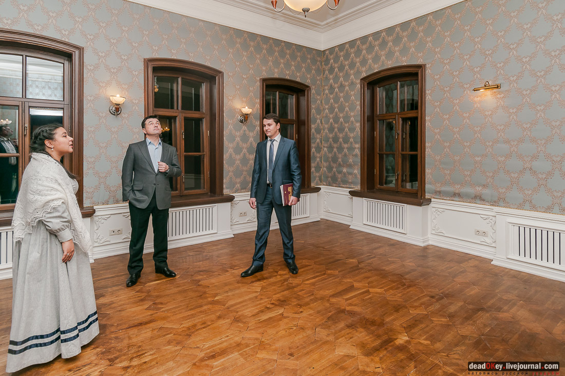 усадьба Талицы Аигиных, Пушкинский район. Приезд губернатора Московской области Андрея Юрьевича Воробьева